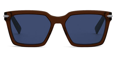 Dior® DIORBLACKSUIT S3I CD DIORBLACKSUIT S3I 72B0 54 - Shiny Light Brown / Lenses Blue Organic Sunglasses