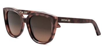 Dior® DIORMIDNIGHT R1I CD DIORMIDNIGHT R1I 25F1 54 - Shiny Red Havana / Lenses Brown Organic Sunglasses