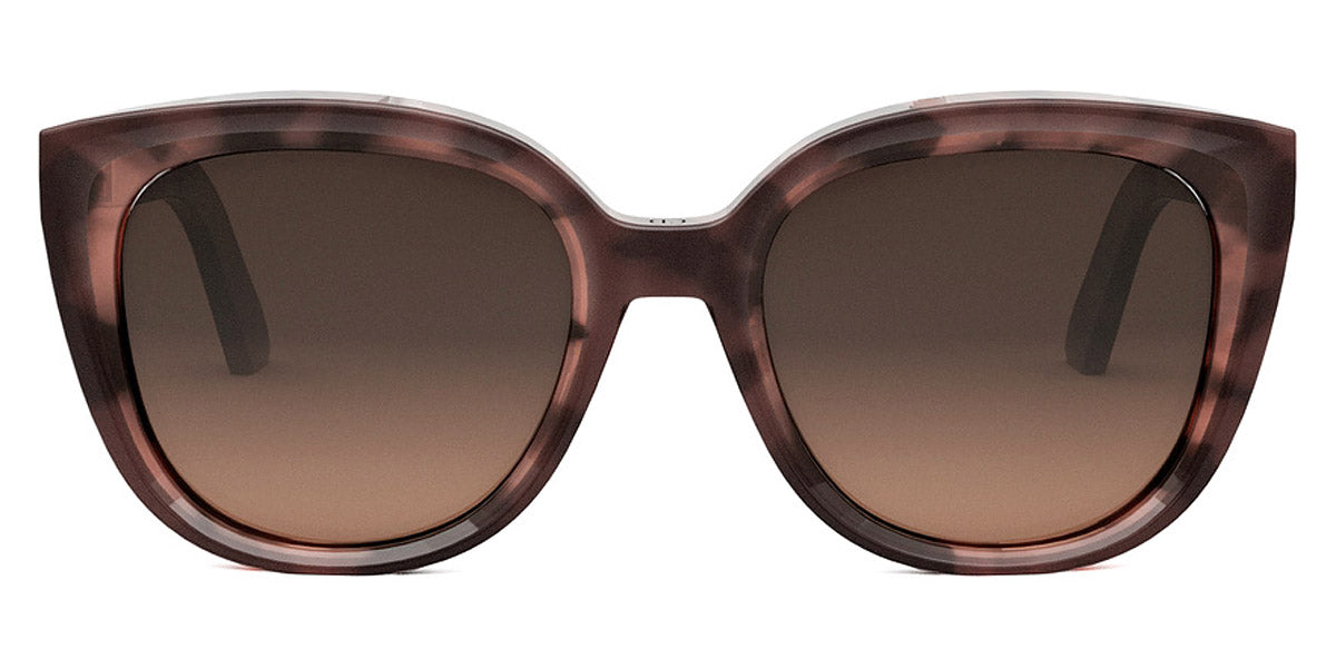 Dior® DIORMIDNIGHT R1I CD DIORMIDNIGHT R1I 25F1 54 - Shiny Red Havana / Lenses Brown Organic Sunglasses