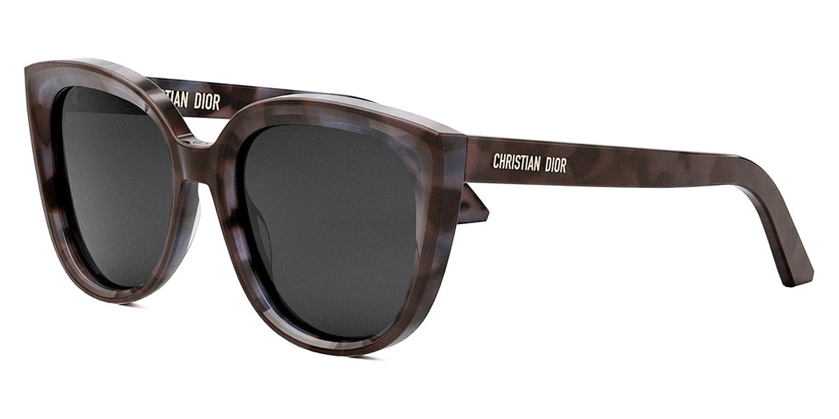 Dior® DIORMIDNIGHT R1I CD DIORMIDNIGHT R1I 28A0 54 - Shiny Bordeaux Havana / Lenses Violet Organic Sunglasses