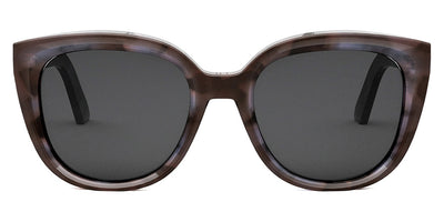 Dior® DIORMIDNIGHT R1I CD DIORMIDNIGHT R1I 28A0 54 - Shiny Bordeaux Havana / Lenses Violet Organic Sunglasses