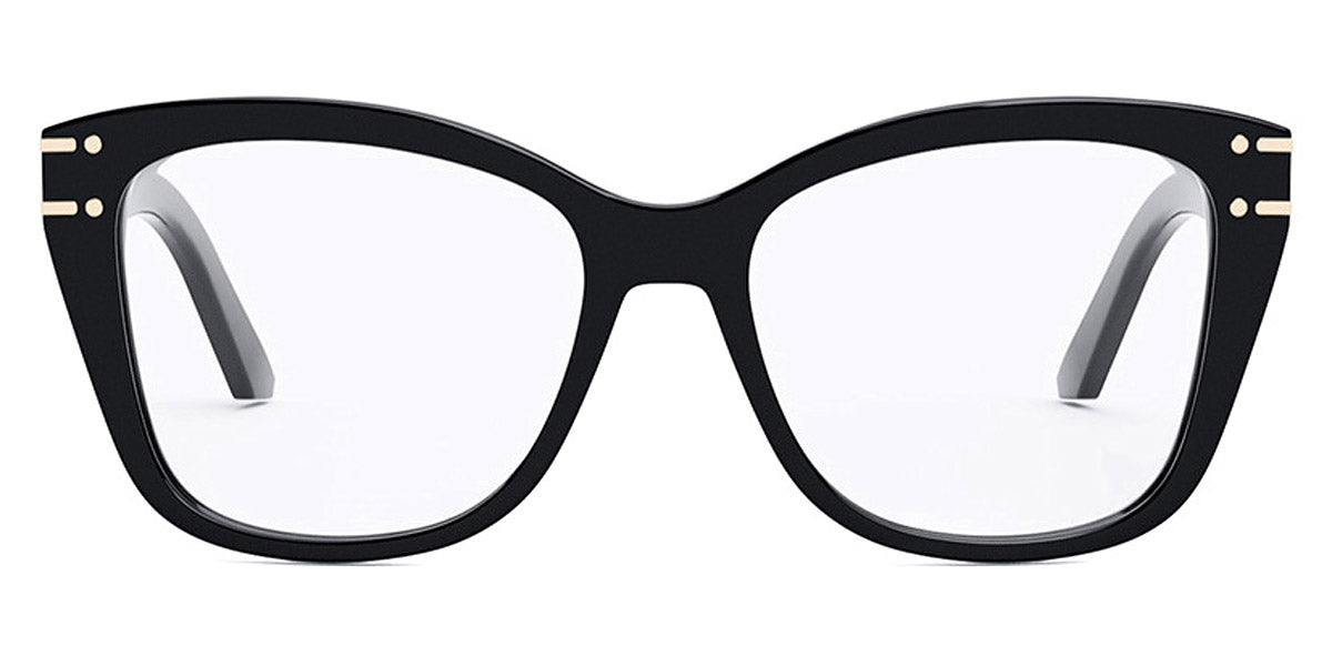 Dior® DIORSIGNATUREO B3I CD DIORSIGNATUREO B3I 1000 54 - Shiny Black / Lenses Clear Organic Eyeglasses