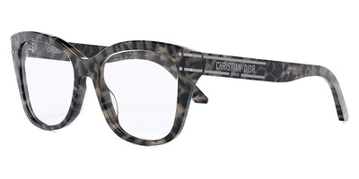 Dior® DIORSIGNATUREO B3I CD DIORSIGNATUREO B3I 6800 54 - Shiny Grey Leopard / Lenses Clear Organic Eyeglasses