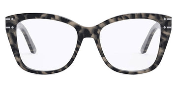 Dior® DIORSIGNATUREO B3I CD DIORSIGNATUREO B3I 6800 54 - Shiny Grey Leopard / Lenses Clear Organic Eyeglasses