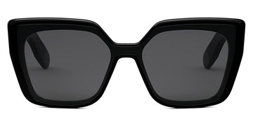 Dior® LADY 95.22 S2I CD LADY 95.22 S2I 10A0 54 - Shiny Black / Lenses Smoke Organic Sunglasses