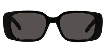 Dior® WILDIOR S2U CD WILDIOR S2U 10A0 53 - Shiny Black / Lenses Smoke Organic Sunglasses