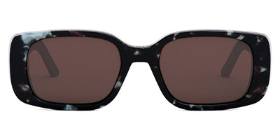 Dior® WILDIOR S2U CD WILDIOR S2U 28F0 53 - Shiny Azure Havana / Lenses Brown Organic Sunglasses