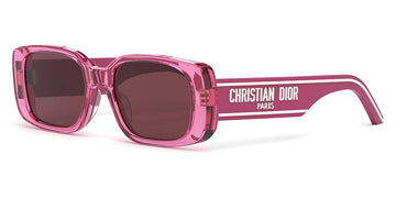 Dior® WILDIOR S2U CD WILDIOR S2U 73D0 53 - Translucent Fuchsia / Lenses Bordeaux Organic Sunglasses