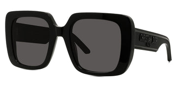 Dior® WILDIOR S3U CD WILDIOR S3U 10A0 55 - Shiny Black / Lenses Smoke Organic Sunglasses