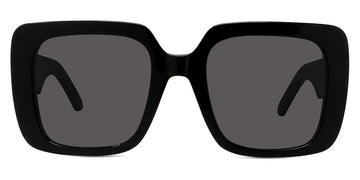 Dior® WILDIOR S3U CD WILDIOR S3U 10A0 55 - Shiny Black / Lenses Smoke Organic Sunglasses