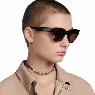 Dior® DiorSignature B4F DSGTB4FXR 25D0 - Brown-to-Pink Gradient Tortoiseshell-Effect Sunglasses