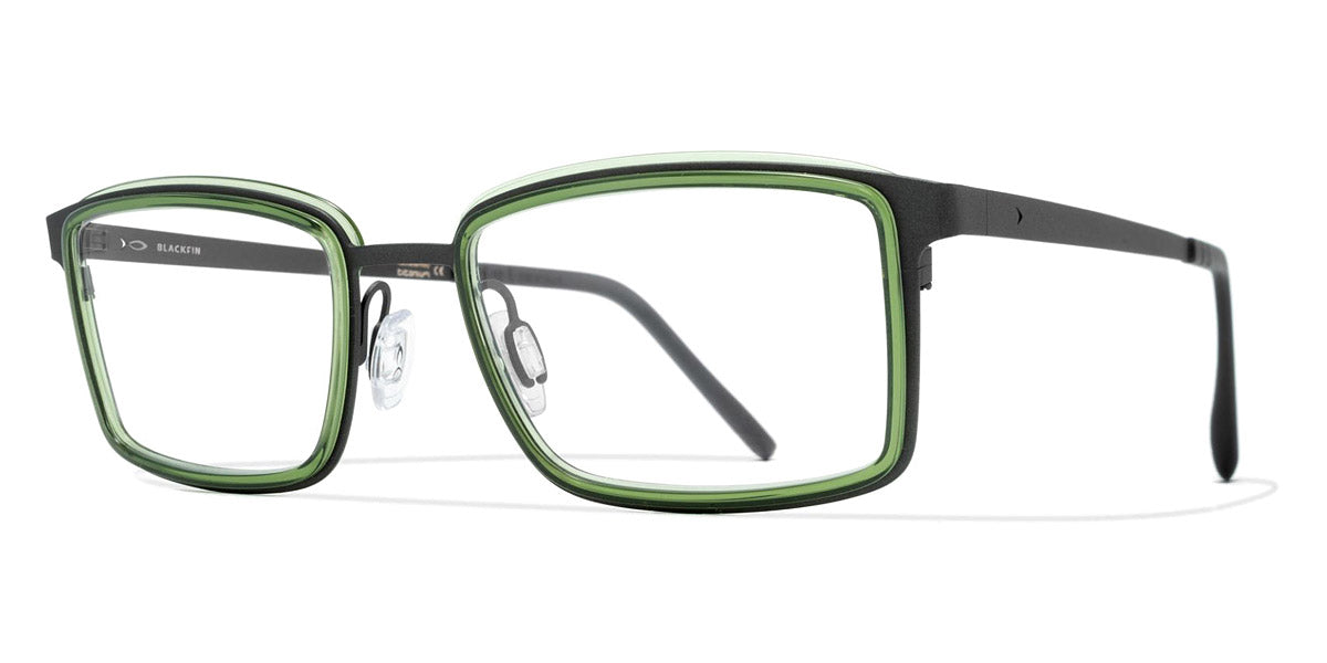 Blackfin® DUNKIRK BLF DUNKIRK 1092 50 - Gray/Transparent Green Acetate Eyeglasses