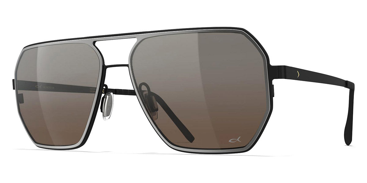 Blackfin® EAGLE HEAD BLF EAGLE HEAD SUN 1660 59 - Blackfin Black/Satin Silver Sunglasses