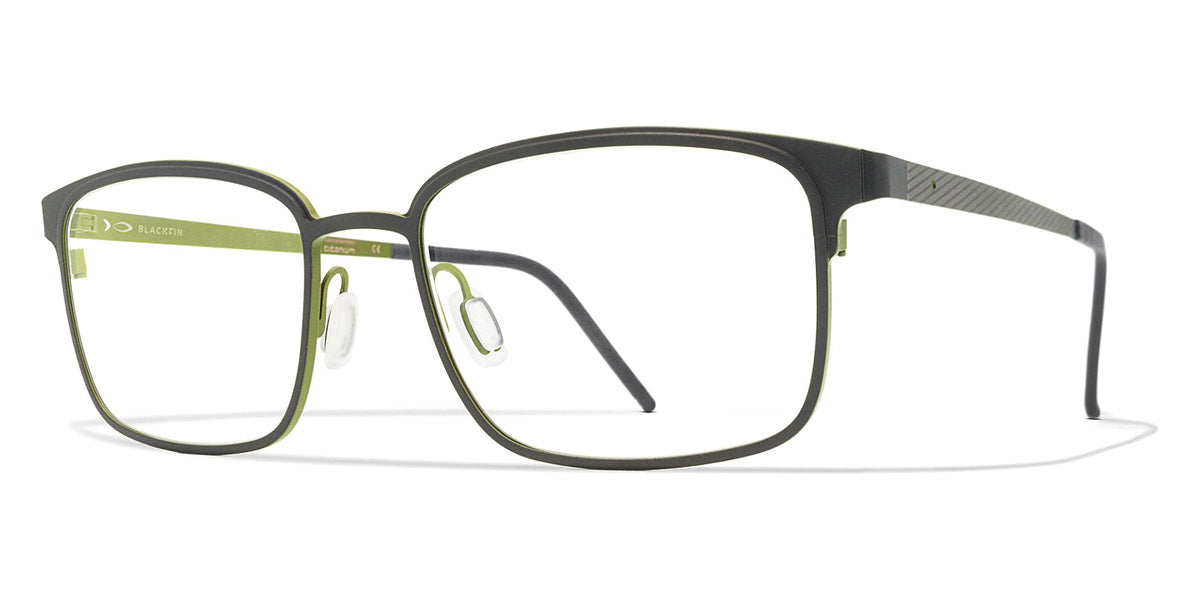 Blackfin® EASTBOURNE BLF EASTBOURNE 1024 54 - Blackfin Black/Olive Green Eyeglasses