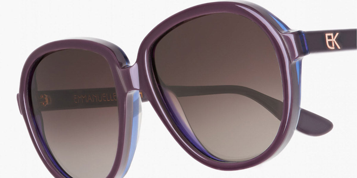 Emmanuelle Khanh® EK MANO-SOL EK MANO SOL 968 58 - 968 - Eggplant Sunglasses