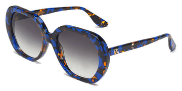 Emmanuelle Khanh® EK ORPHEE-SOL EK ORPHEE SOL 91 58 - 91 - Blue Tortoise Sunglasses