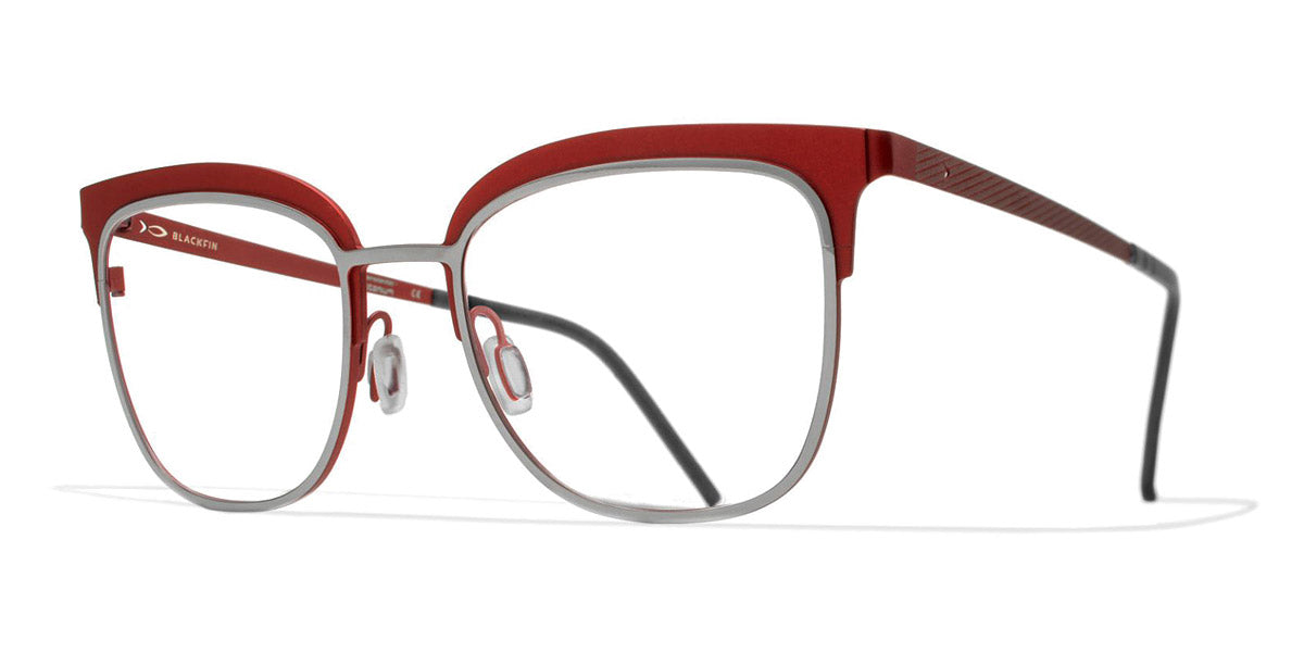 Blackfin® ELLIOTT KEY BLF ELLIOTT KEY 858 53 - Silver/Red Eyeglasses