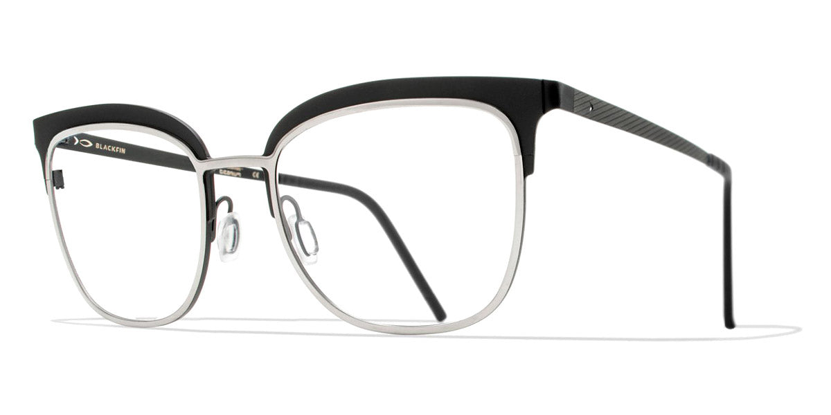 Blackfin® ELLIOTT KEY BLF ELLIOTT KEY 859 53 - Silver/Black Eyeglasses