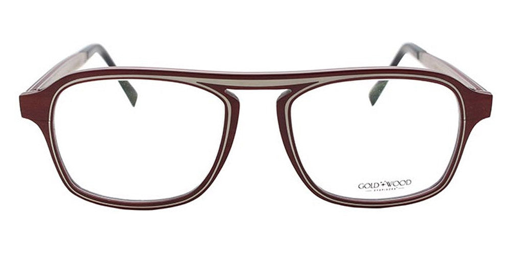 Gold & Wood® ERIS 01 G&W ERIS 01 63 52 - 63 - Graphywood/Burgundy Bolivar/Grey Eucalyptus Eyeglasses