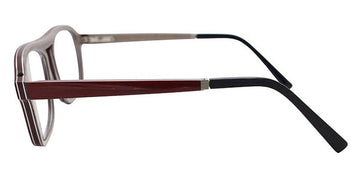 Gold & Wood® ERIS 01 G&W ERIS 01 63 52 - 63 - Graphywood/Burgundy Bolivar/Grey Eucalyptus Eyeglasses