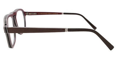 Gold & Wood® ERIS 02 G&W ERIS 02 43 52 - 43 - Glossywood/Brown Tanganyika/Burgundy Bolivar Eyeglasses