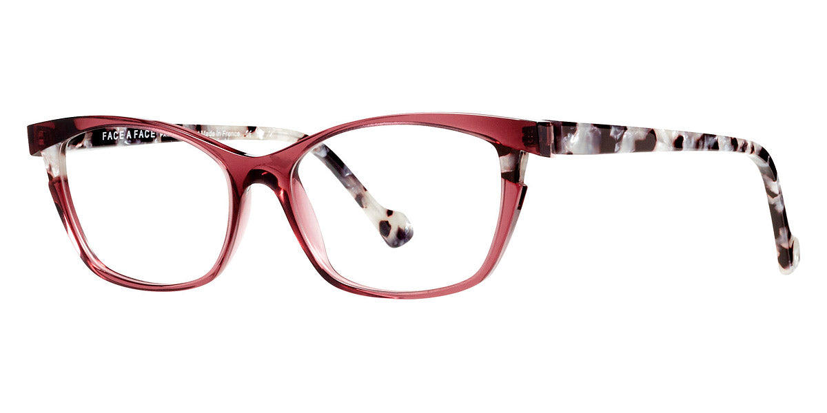 Face A Face® BAHIA 2 FAF BAHIA 2 0283 55 - Transparent Eggplant (0283) Eyeglasses