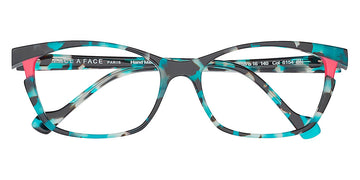 Face A Face® BAHIA 2 FAF BAHIA 2 6154 55 - Black Turquoise Granite (6154) Eyeglasses