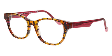 Face A Face® BLAKE 1 FAF BLAKE 1 6034 51 - Mahogany Tortoise/Bright Orange (6034) Eyeglasses