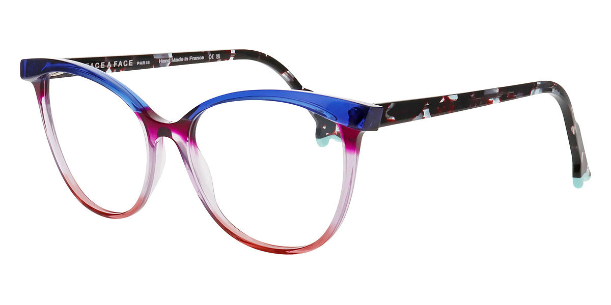 Face A Face® BOCCA KAHLO 3 FAF BOCCA KAHLO 3 1682 55 - Ultra Blue Transparent (1682) Eyeglasses