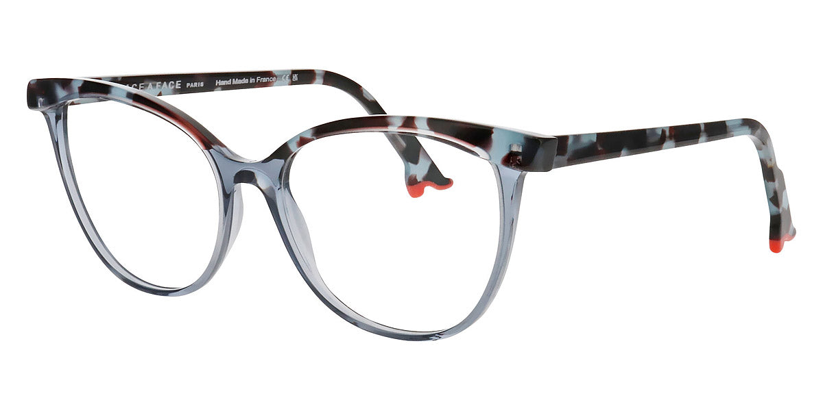 Face A Face® BOCCA KAHLO 3 FAF BOCCA KAHLO 3 6282 55 - Crystal/Blue Congo (6282) Eyeglasses