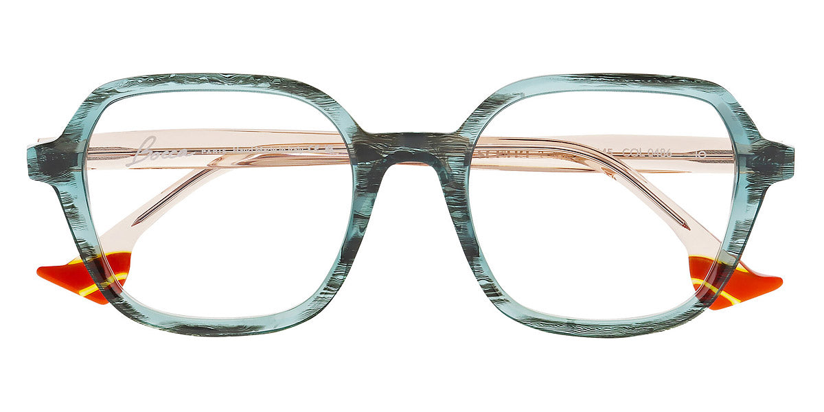 Face A Face® BOCCA SCULPT 2 FAF BOCCA SCULPT 2 0486 51 - Black Blue Peacock (0486) Eyeglasses