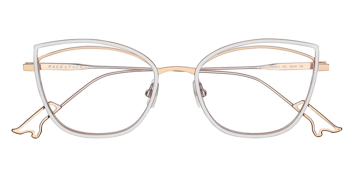 Face A Face® BOCCA SONG 1 FAF BOCCA SONG 1 9151 52 - White (9151) Eyeglasses