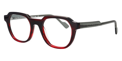 Face A Face® STAMP 1 FAF STAMP 1 1074 50 - Red Transparent Tortoise (1074) Eyeglasses