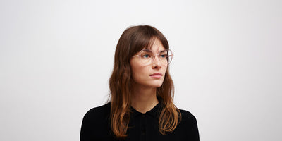 Mykita® FARAH MYK FARAH C134 Rose Water/Silk Champagne 54 - C134 Rose Water/Silk Champagne Eyeglasses