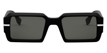 Fendi® FE40073U FEN FE40073U 02A 52 - Matte Black / Smoke Sunglasses