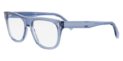 Fendi® FE50070I FEN FE50070I 090 54 - Shiny Transparent Blue Eyeglasses