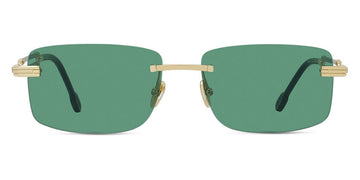 Fred® FG40040U FRD FG40040U 30N 58 - Shiny CL Gold/Green Sunglasses