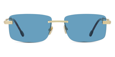 Fred® FG40040U FRD FG40040U 30V 58 - Shiny CL Gold/Light Blue Sunglasses