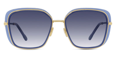 Fred® FG40041U FRD FG40041U 90W 57 - Shiny Opaline Blue/Blue Sunglasses