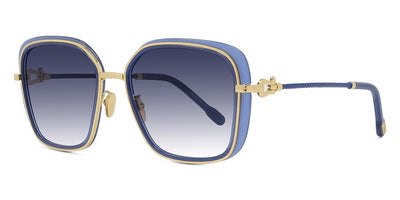 Fred® FG40041U FRD FG40041U 90W 57 - Shiny Opaline Blue/Blue Sunglasses