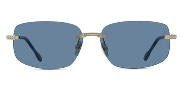 Fred® FG40049U FRD FG40049U 30V 60 - Shiny Gold/Blue Sunglasses