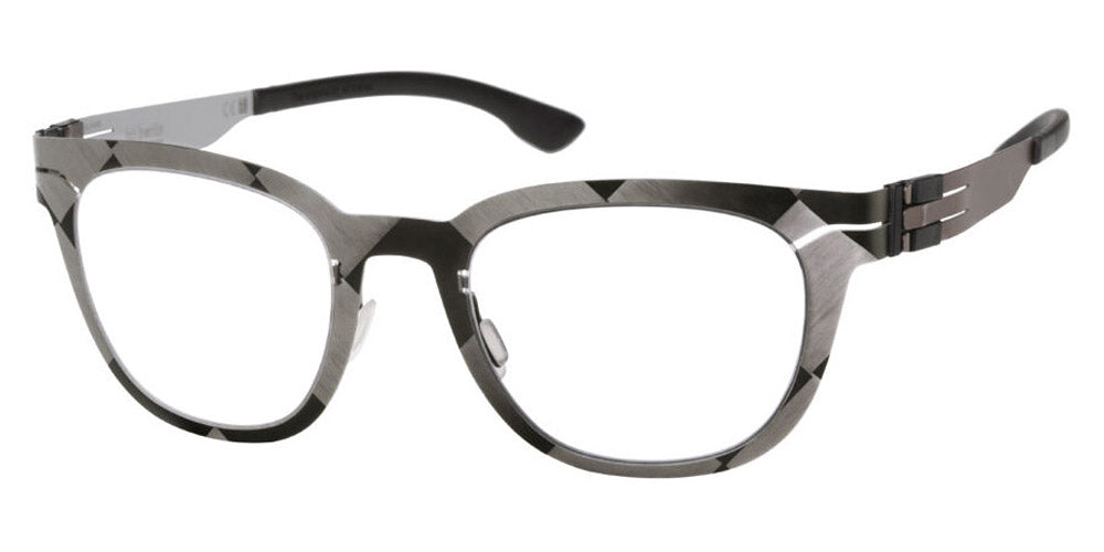 Ic! Berlin® FLX_07 ICB FLX_07 IC5081 02A 51 - Raw Night – Graphite-Ash Eyeglasses