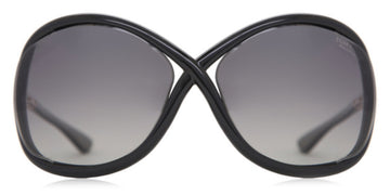 Tom Ford® FT0009P Whitney FT0009 Whitney 01D 64 - 01D - Shiny Black / Polarized Grey Lenses Sunglasses