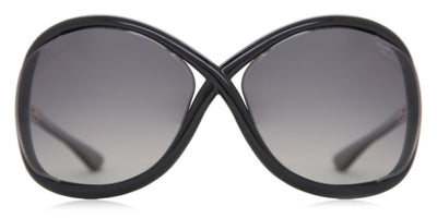 Tom Ford® FT0009P Whitney FT0009 Whitney 01D 64 - 01D - Shiny Black / Polarized Grey Lenses Sunglasses