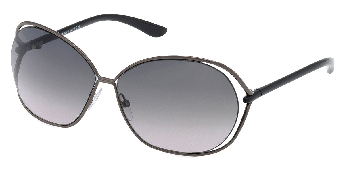 Tom Ford® FT0157 FT0157 08B 66 - 08B - Shiny Gunmetal / Gradient Smoke Lenses Sunglasses