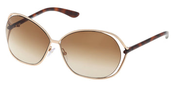 Tom Ford® FT0157 FT0157 28F 66 - 28F - Shiny Rose Gold / Shiny Rose Gold Sunglasses