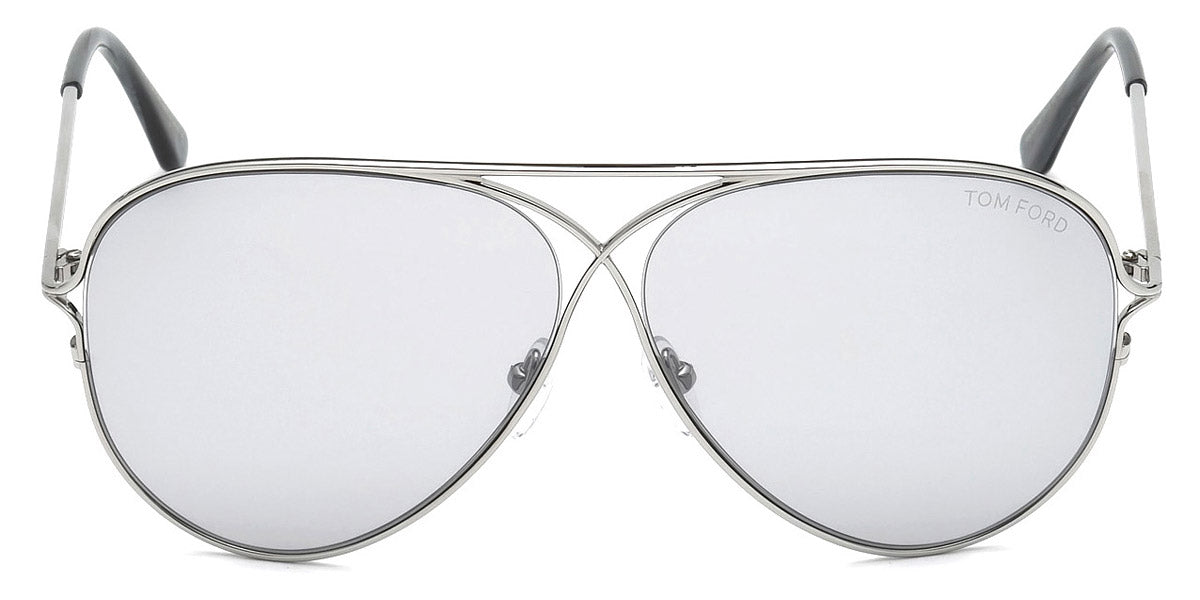 Tom Ford® FT0488-P FT0488-P 14C 59 - 14C Shiny Light Ruthenium / Smoke Mirrored Photochromic Sunglasses