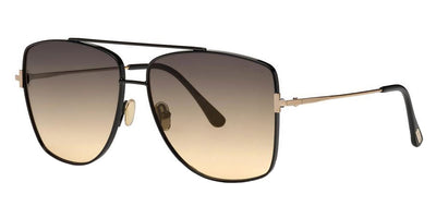 Tom Ford® FT0838 REGGIE FT0838 REGGIE 01B 61 - 01B - Shiny Black / Shiny Rose Gold Sunglasses