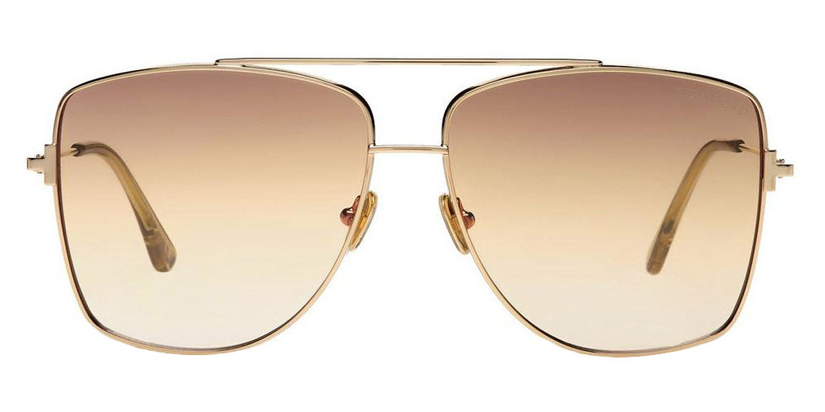 Tom Ford® FT0838 REGGIE FT0838 REGGIE 28F 61 - 28F - Shiny Rose Gold / Shiny Rose Gold Sunglasses