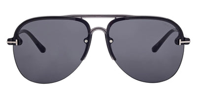 Tom Ford® FT1004 Terry-02 FT1004 Terry-02 20A 62 - Transparent Light Gray/T Logo Sunglasses